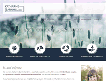 Tablet Screenshot of barnhilltherapy.com